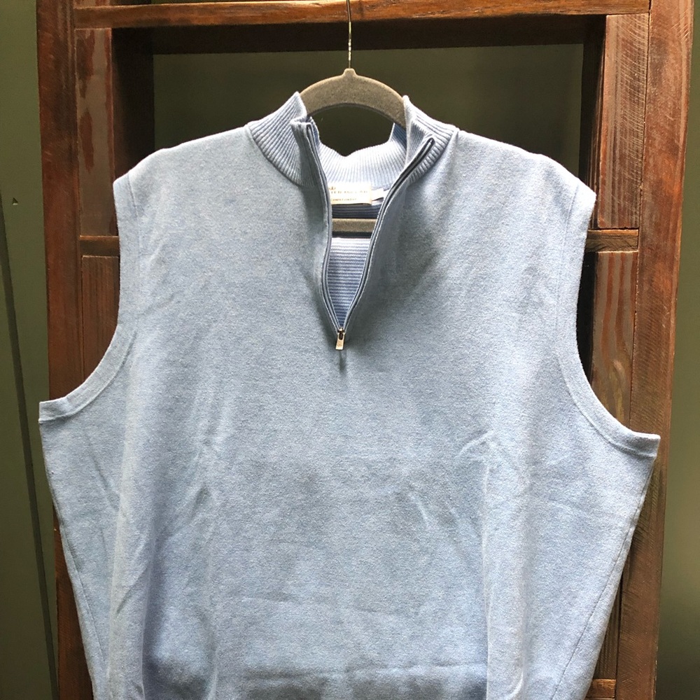 Last Call! Peter Millar 1/4 Zip Crown Comfort Vest